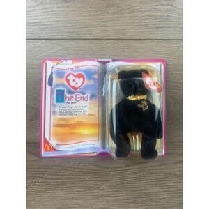 1999 McDonald's TY The End the Bear Teenie Beanie Baby 2000 Rare Retired